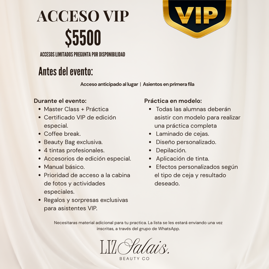 SEPARA TU ACCESO VIP | MASTERCLASS PRESENCIAL