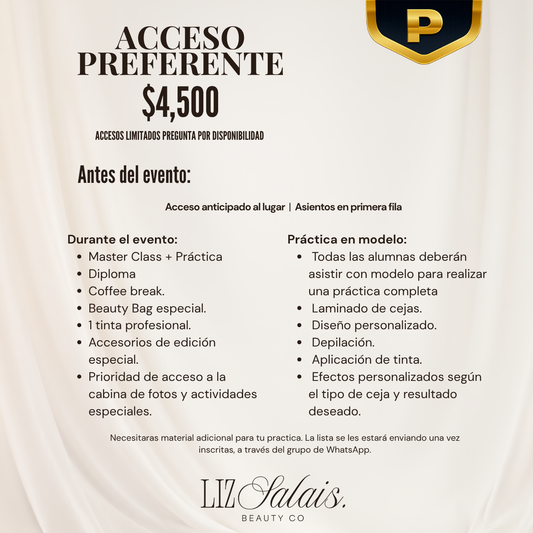 SEPARA TU ACCESO PREFERENTE | MASTERCLASS PRESENCIAL